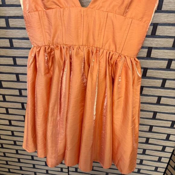 Runaway‎ Astrid Orange Dress Size Small - Picture 5 of 10